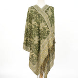 Classic Cashmere-like Jacquard Paisley Tassel Scarf