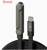 240W Fast Charging Data Cable with Foldable Stand