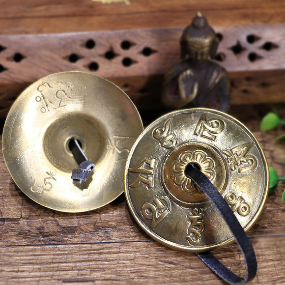 Copper Finger Cymbals – Percussion Instrument for Yoga, Meditation, and Sound Therapy