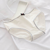 Women’s Cotton Mid-waist Briefs – Soft Everyday Student Style Panties