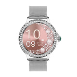 Bluetooth Calling, Women's Diamond Smart Watch