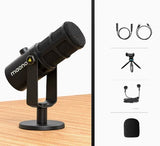 Tianwang Core Moving Coil XLR Microphone with Recording Equipment for Computer and Live Radio