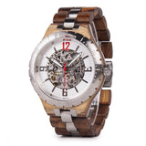 Wooden Automatic Mechanical Watches, Men's Luxury Symbol