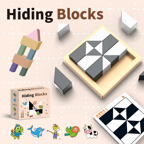 Puzzle Hidden Building Blocks Ability Toys