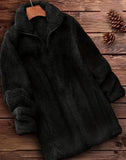 Fleece-lined Outdoor Coat, Double-sided Winter Jacket