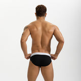 Comfortable Men’s Solid Color Thread Triangle Underpants (Pack of 2)