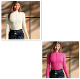 Fashion Long Sleeve Jumpsuit, Seamless Slimming Shapewear for Women's Romper