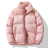 Unisex Winter Stand Collar Padded Jacket – Warm, Versatile Outerwear