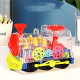 Educational Transparent Gear Toy Train