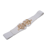 Waist Elastic Belt for Decorative Dress, A Sweet Pair of Buckles