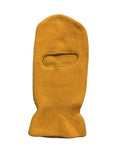 Single Hole, Solid Color Acrylic Mask, Knitted Hat