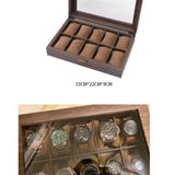 Watch Jewelry Storage Box, Glass Skylight Watch, Display Case