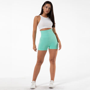 Women's Seamless Soft Material, Fitness Exercise, High Waist Fitness, Yoga Shorts