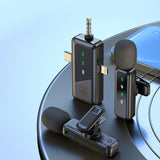 Wireless Collar Clip, Three-in-one Mobile Phone Computer Microphone