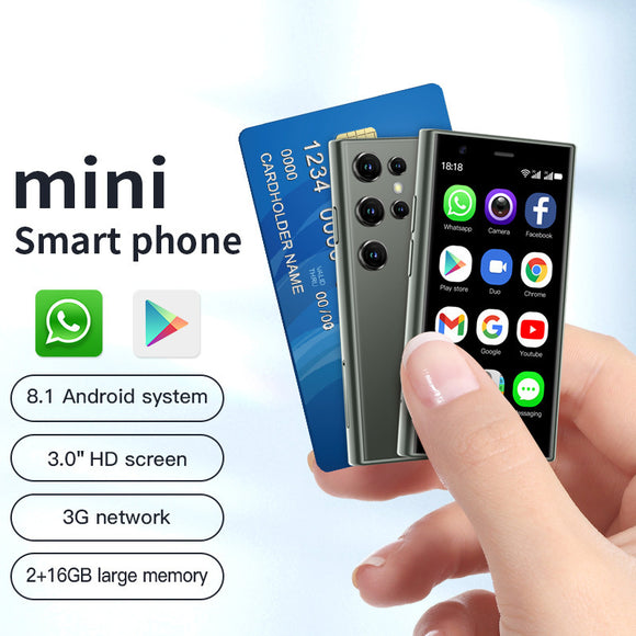 S23PRO & XS15 Mini Smart Small Phone, 2+16GB Android, 3G Network WiFi Mobile