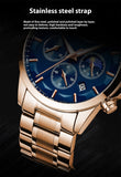 Sports Men's Multifunctional, Waterproof Quartz Watch