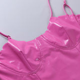 Wavy Shell Breast Cup, Sling Pack, Hip Dress