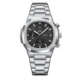 Multifunction Quartz Waterproof Watch with Calendar Display