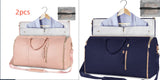 Large Capacity Travel Duffle Bag, Women's Handbag, Folding Suit Carrier, Waterproof Clothes Totes