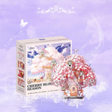 Cherry Blossom Season Assembled Building Block Model Ornaments