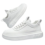 Solid Color Men's Platform Casual Shoes