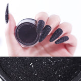 Woolen Starlight Black Gauze Sugar Powder, Nail Art Accessories