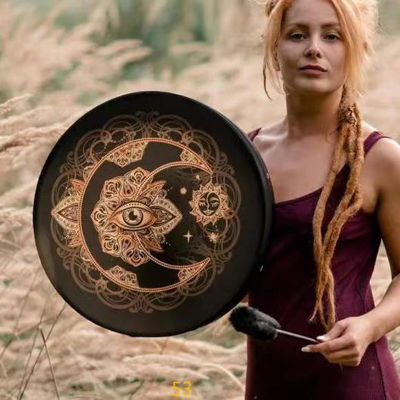 Tree of Life Siberian Drum, Handmade Finish Crafts Shaman Gift