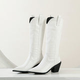 Long Thick Heel Boots, Women's Casual Knee-length High Shoes