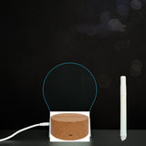 3D Acrylic Handwriting Message Board LED Light, Creative Note Lamp