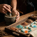 Traditional Chinese Med Bead Bracelet – Herbal Aromatherapy Jewelry