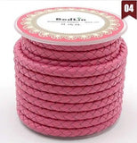 Handwoven Leather Cord for Bracelet and Necklace Making
