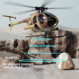 C189 4 Channel Brushless Remote Control Helicopter | 6-Axis Gyroscope | Altitude Hold | 150-200m Range RC Toy