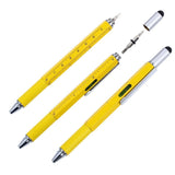 6-in-1 Metal Tool Screwdriver, Touch Screen Ballpoint Pen