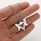 INS Light Luxury Personality, Cute Cartoon Animal Pendant Necklace
