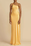 Party Slim-fit Oblique Shoulder Dress for Women