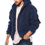 Men's Winter Coat, Double-sided Bejirog Warm Hooded Zipper Casual Jacket
