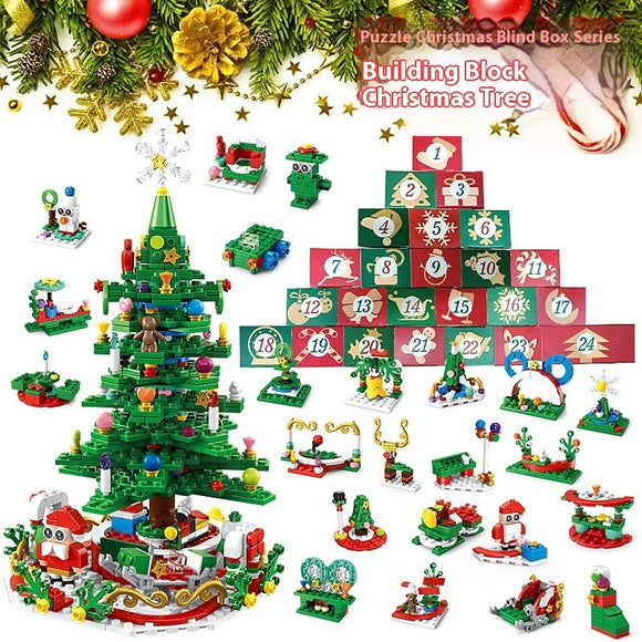 Christmas Building Block Toy, Halloween Gift Box