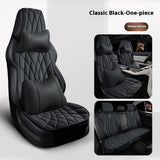 Universal Leather Car Seat Cover – Semi-surrounded Design for Vehicles