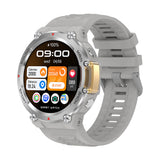 Fully Fit HD Round Screen, IP68 Waterproof Touch Button Smartwatch