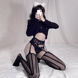 Garter Belt Open-end Free Stockings