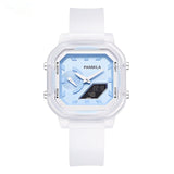 Multifunctional Students' Electronic, Luminous Casual Jelly Silicone Watch