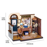 DIY Cabin Jigsaw Puzzle, 3D Three-dimensional Wooden Model House