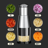 Garlic Crusher Onion Multipeler Vegetables Chopper, Manual Press Machine Squeezer, Kitchen Gadgets