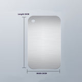 Stainless Steel, Chinese Cutting Board