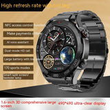 Waterproof, Multi-functional Ultra-thin-16, Large Screen, Heart Rate, Blood Pressure Monitoring, Bluetooth Calling, Smartwatch