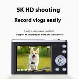 5K HD Shooting Digital Optical Zoom, Anti-shake Camera