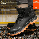 Thick Wear-resistant Non-slip Breathable Lightweight Steel Toe Shoes