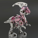 3D Metal Dinosaur Assembly Model Puzzle Toy – Mechanical DIY Educational Collectible