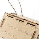 DIY Bird House, Yard Gift Shelter Outdoor Unfinished Bird Nest, Wooden Nesting Box