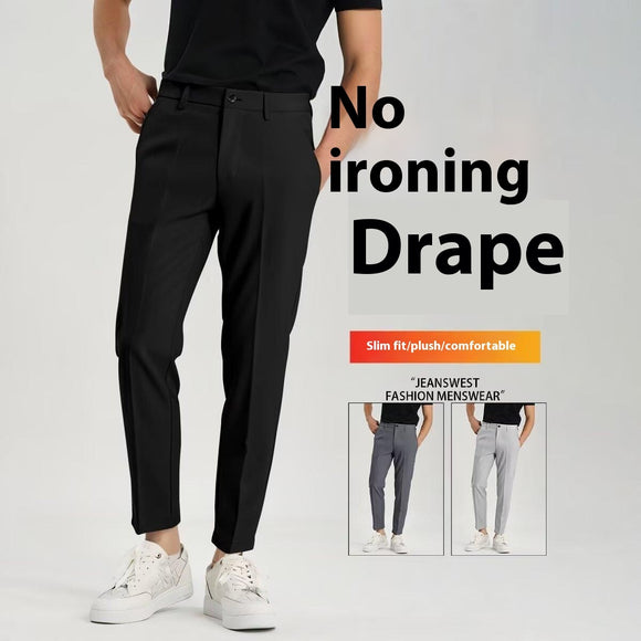 Ankle Tied Versatile Hong Kong Trend, Men's Pants